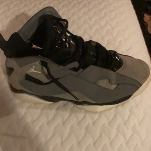 Nike Air Jordan True Flight 342964-025 Cool Grey/White-Black Shoes Mens Size 9.5